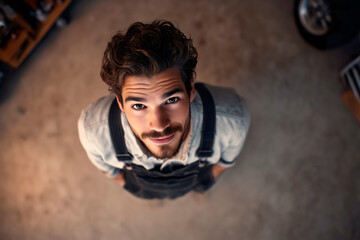 Professional waiter mixologist