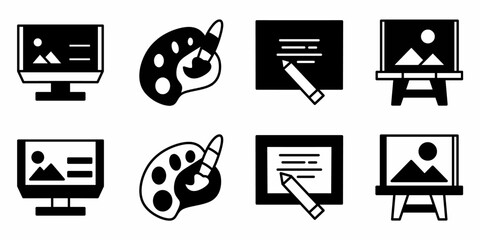 Graphic design icon on white background. Vector logo graphic design illustration.