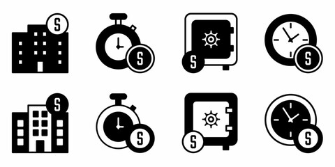 Business icon on white background. Vector logo business illustration.