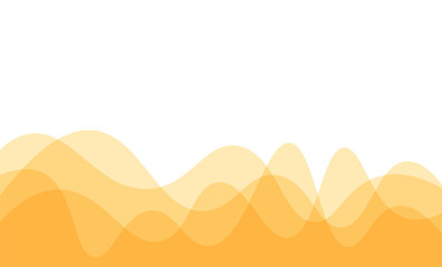 abstract banner wave orange illustration card backdrop