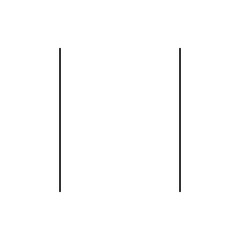 Minimalist White Background with Vertical Black Lines