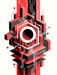 Isometric Cyber City Network