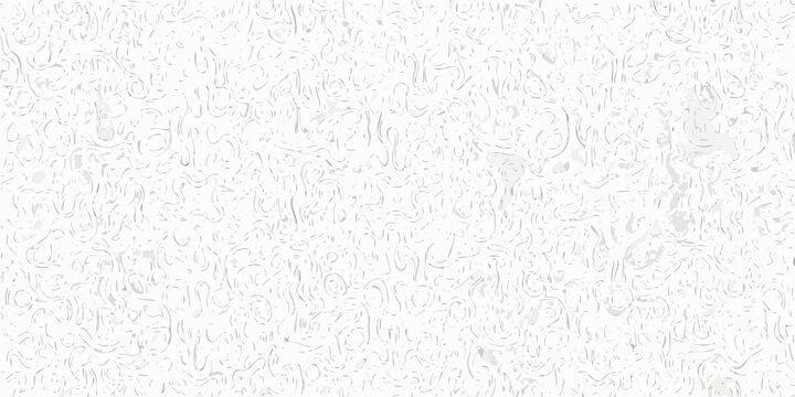 Abstract white background with chaotic scribbled linear texture and grainy effect