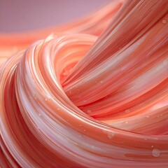 Abstract Swirling Striped Design