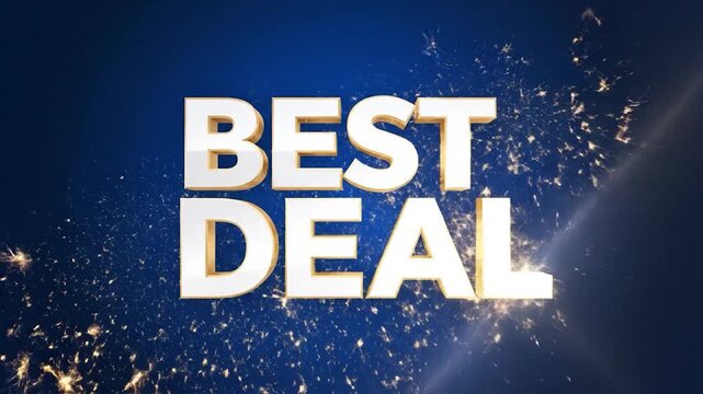 Best Deal Announcement - Special Offer and Discount Promotion.