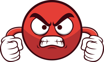  Angry emoticons emoji vector