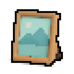 Pixel Art Picture Frame Icon