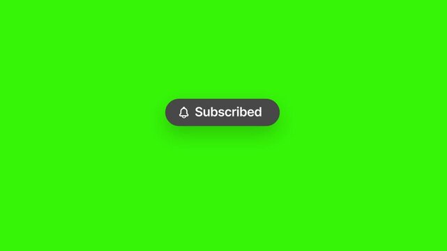 Premium Subscribe Animation on Green Screen