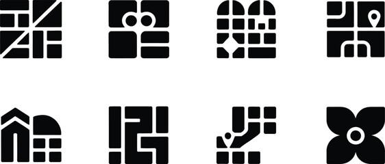 Collection of Abstract Geometric and Symbols