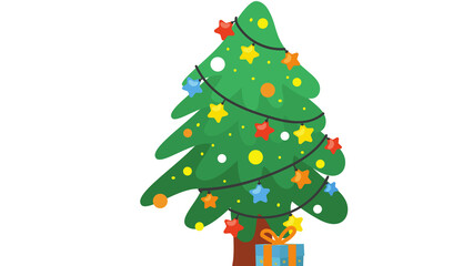 Illustrative Playful Merry Christmas