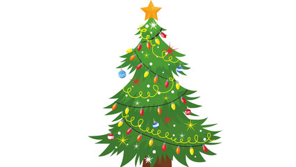 Illustrative Playful Merry Christmas