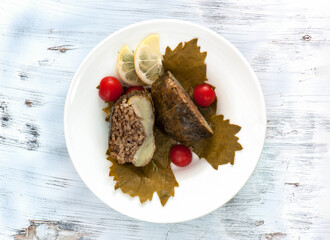 Traditional Stuffed Grape Leaves Sarma