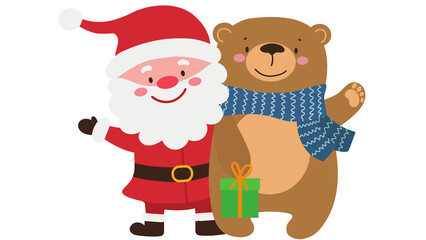 Illustrative Playful Merry Christmas