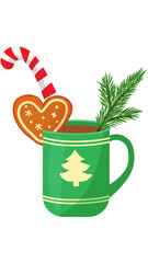 Illustrative Playful Merry Christmas