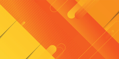 Abstract elegant orange with diagonal stripes background. Vector illustration