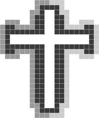 십자가 픽셀아트 꾸미기