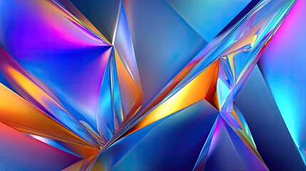 Abstract Geometric Design With Vibrant Colors