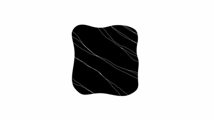 black leather gloves isolated