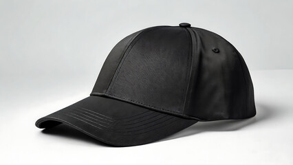 Fototapeta premium Stylish black baseball cap