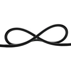 Fototapeta premium Infinity symbol isolated on transparent background