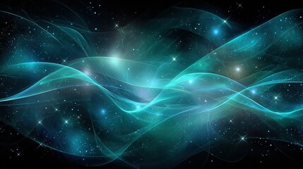 Abstract Cosmic Waves In Deep Space
