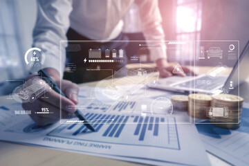 Technical layout of electric vehicle showing battery system, power control, traction motor, charging interface, and integration with renewable and smart energy sources Vouch