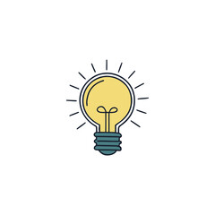 Light Bulb Idea Line Icon