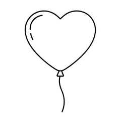 Romantic Valentine Line Art Vector Icons
