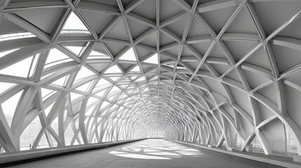 Contemporary Arena Architecture: Texture of Structural Engineering Grid