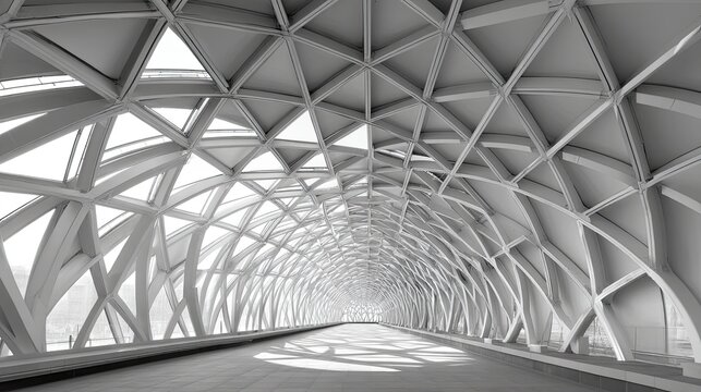 Contemporary Arena Architecture: Texture of Structural Engineering Grid