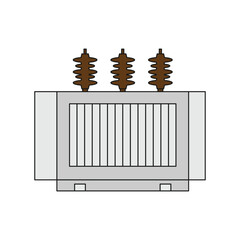 illustration of an electric transformer
