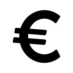 Obraz premium Minimalist Euro Vector Icon for Financial Applications.