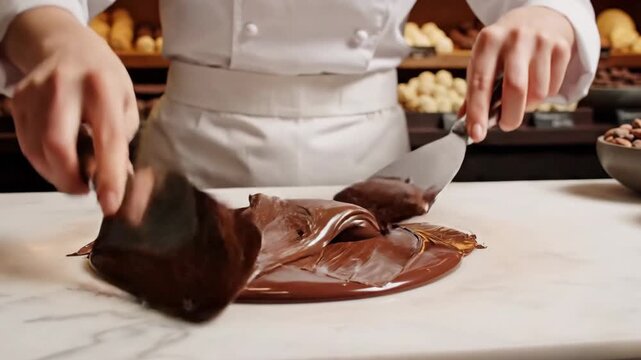 The Most Satisfying Melting Chocolate Tempering Process Ever