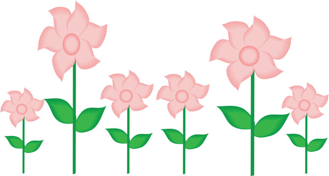 Banner con fiori misti ad acquerello, illustrazione isolata su sfondo bianco