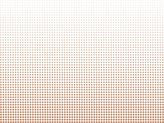 Halftone dots gradient in red and white colors with subtle texture for modern background design