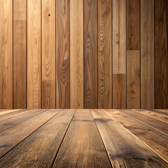 Naklejka premium Natural Wood Board Texture with Fine Grain and Clean Surface. wooden floor and wall