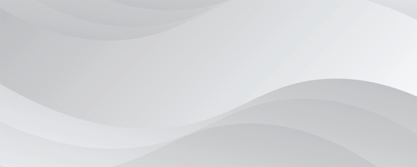 Abstract minimalist background featuring overlapping curves and circular shapes in varying shades of gray, creating a subtle gradient and subtle depth. eps10