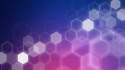 Abstract blue background featuring a futuristic geometric 3d hexagon pattern and digital science elements for a modern technology wallpaper design