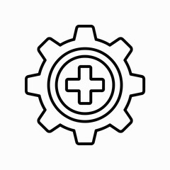 medical, healthcare, hospital, clinic, settings, gear, cog, system, management, service, support, maintenance, control, configuration, technology, engineering, health, medicine, treatment, care, emerg