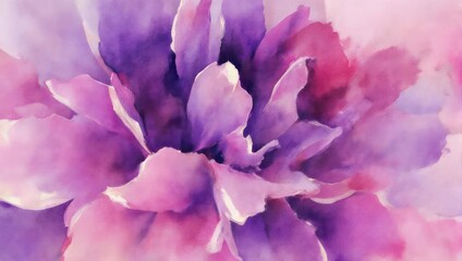 Close-up of a vibrant purple peony flower with delicate petals and soft hues. © Irfan
