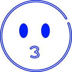 Emoji Hand Draw Neon Decoration