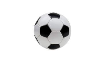 Classic black and white soccer ball with traditional panel design, Trensprent  Background png