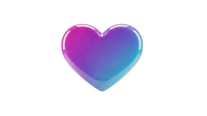 Gradient Heart Icon on White Background