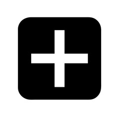 User Plus Square Icon Vector Illustration