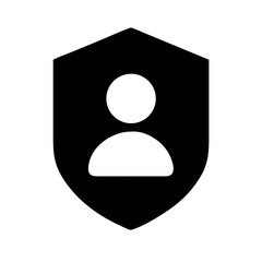 User Shield Icon Vector Illustration