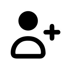 Users Plus Icon Vector Illustration