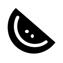 Watermelon Icon Vector Illustration