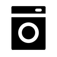 Washing Machine Icon Vector Illustration