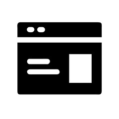 Webpage Remove Icon Vector Illustration