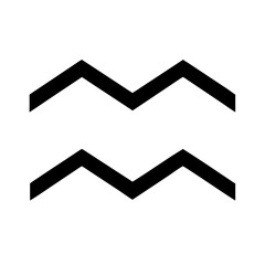 Zigzag Icon Vector Illustration